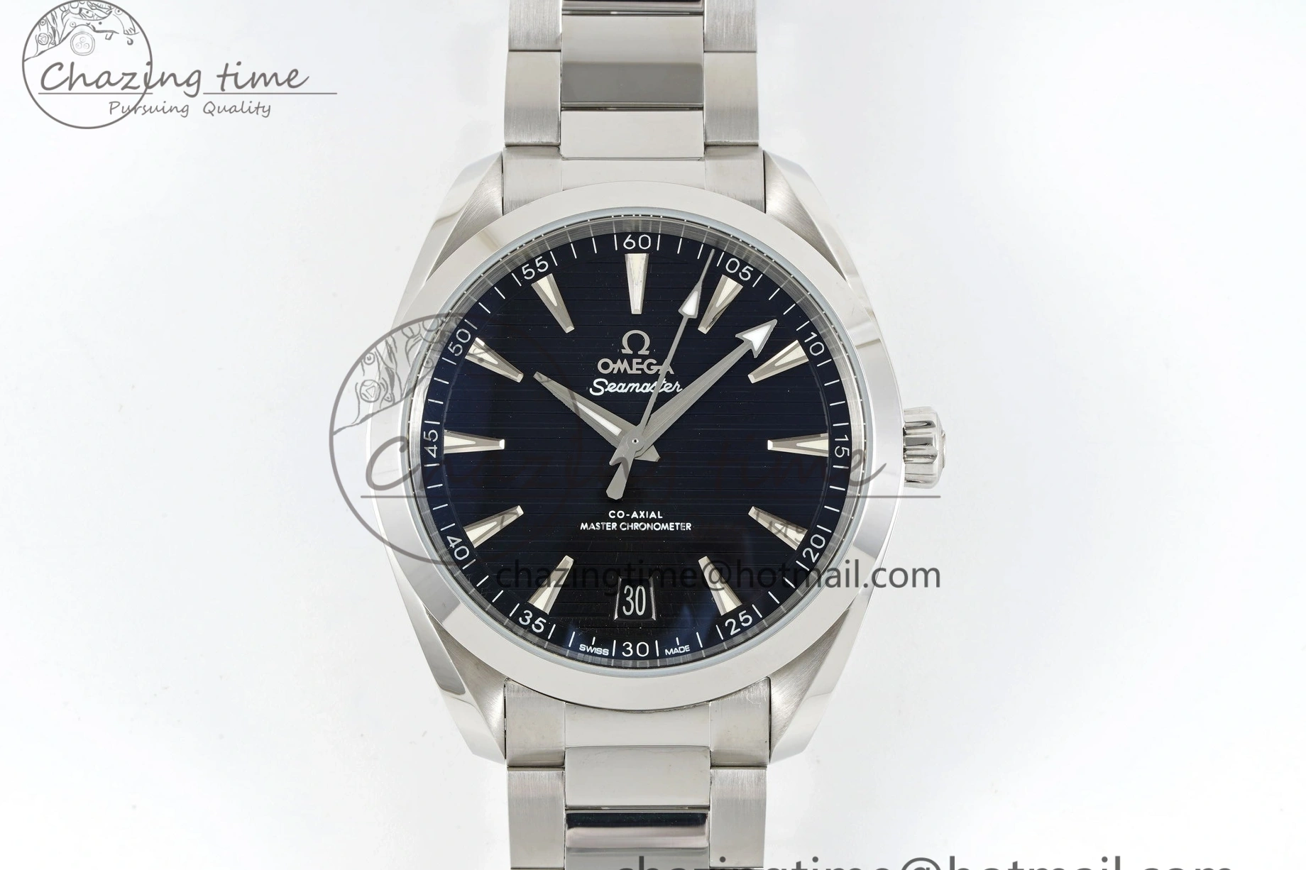 1222 MultiPurpose Aqua Terra 150M SS JQK 1:1 Best Edition Black Dial SS Hand on SS Bracelet A 7833